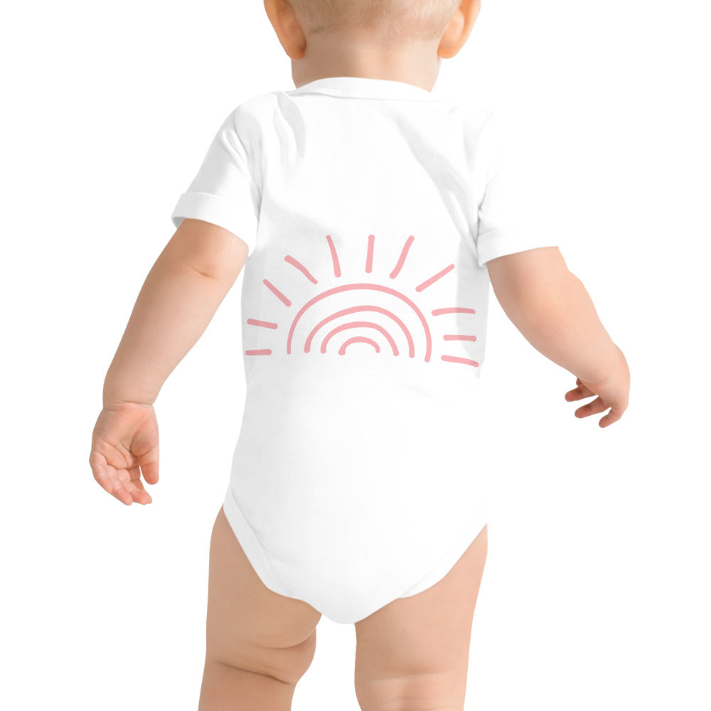 Baby Short Sleeve Smile One Piece