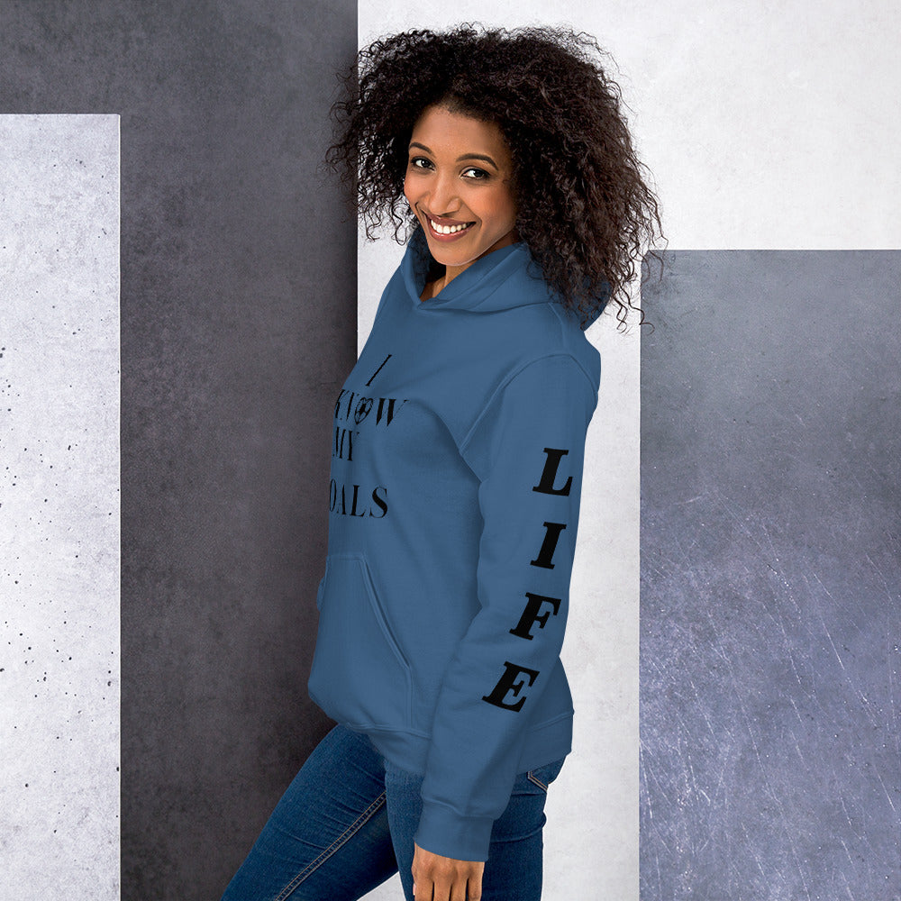 I Know My Goals Soccer Fan Hoodie