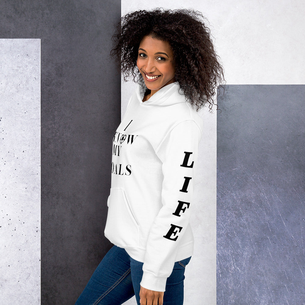 I Know My Goals Soccer Fan Hoodie