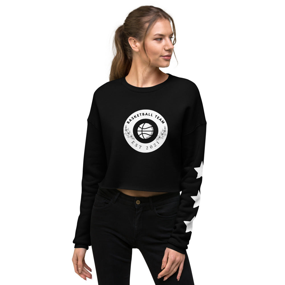 Basketball Team Crop Sweatshirt