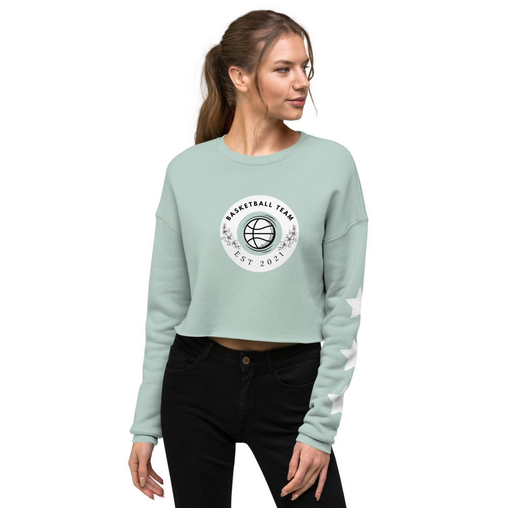 Basketball Team Crop Sweatshirt