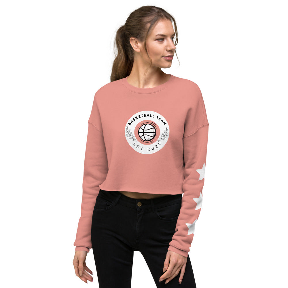 Basketball Team Crop Sweatshirt