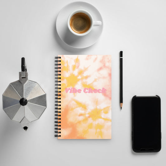 Vibe Check Spiral notebook