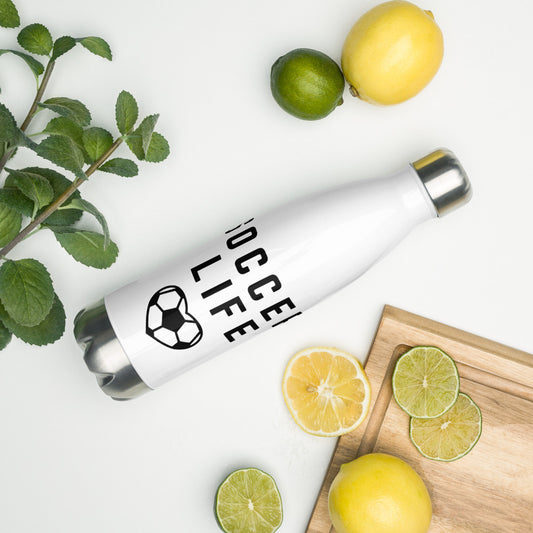 Soccer Fan Stainless Steel Water Bottle