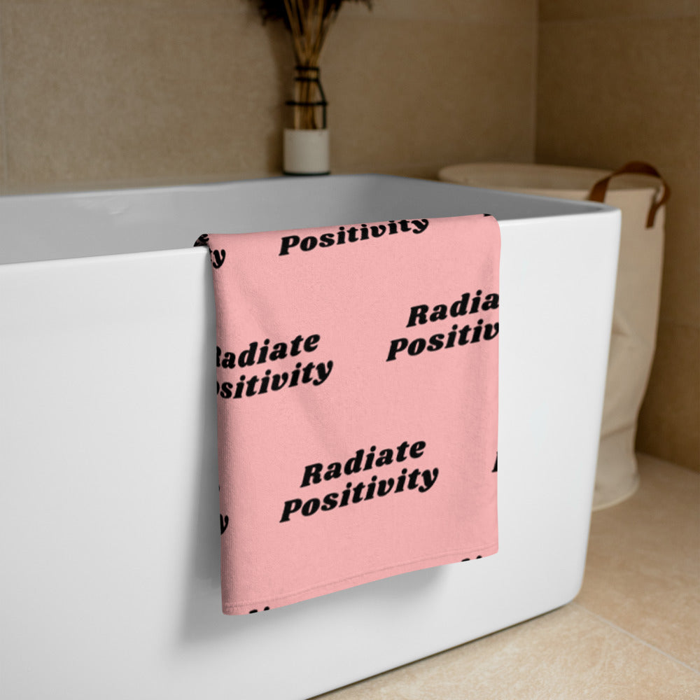 Radiate Positivity Large Towel