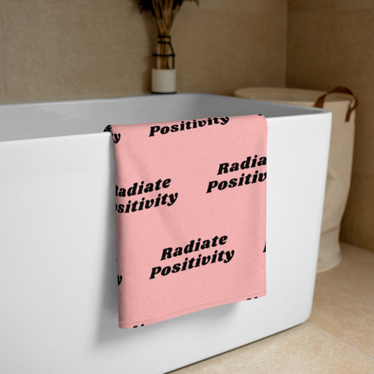 Radiate Positivity Large Towel