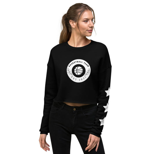 Basketball Team Crop Sweatshirt